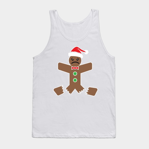 Gingerbread XMAS Shirt Tank Top by BentonParkPrints